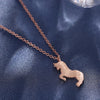 925 Pure Silver Necklace Animal Shape For Girls 2 Colors Chains Necklaces for Women Jewelry Party