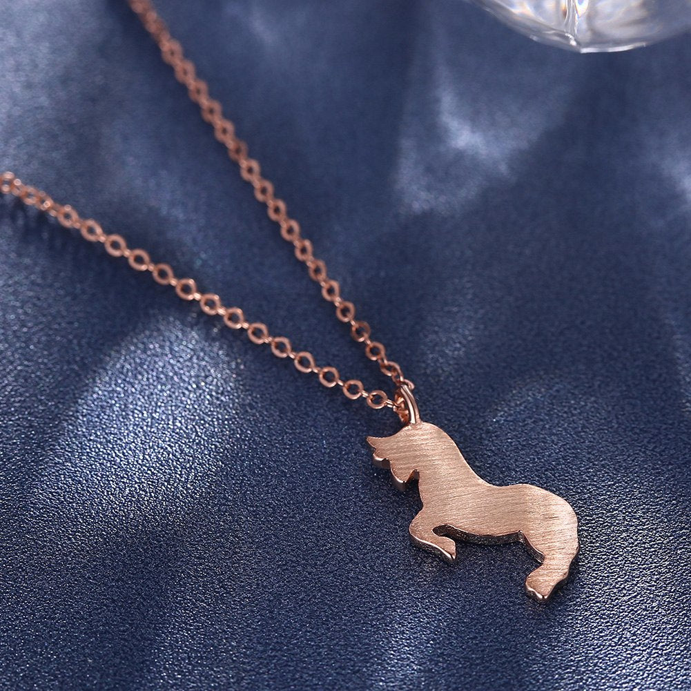 925 Pure Silver Necklace Animal Shape For Girls 2 Colors Chains Necklaces for Women Jewelry Party