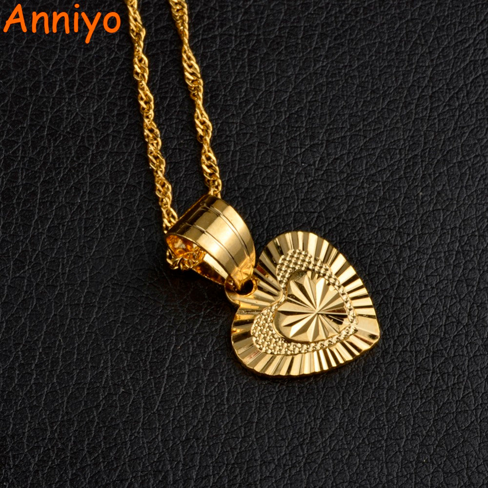Anniyo-1-6CM-SMALL-Heart-Pendant-and-Necklaces-for-Women-Girl-Romantic-Fashion-Jewelry-Gifts-for