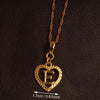 A-Z Letters Necklaces Gold Color Charm Alphabet Pendant for Women Girls English Initial Jewelry Gifts #114106P