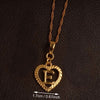 A-Z Letters Necklaces Gold Color Charm Alphabet Pendant for Women Girls English Initial Jewelry Gifts #114106P