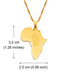 Anniyo Africa Map With Fist Pendant Necklaces Women Men Black Lives Matter African Jewelry #160821