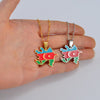 Anniyo Azerbaijan Map & Colored Flags Pendant Necklaces Azerbaycan of Maps Jewelry Gifts  #174821