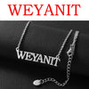Anniyo Ethiopia Tigray Region Woyane & Weyanit Pendant Necklaces Stainless Steel African Jewelry for Women Girls #256121