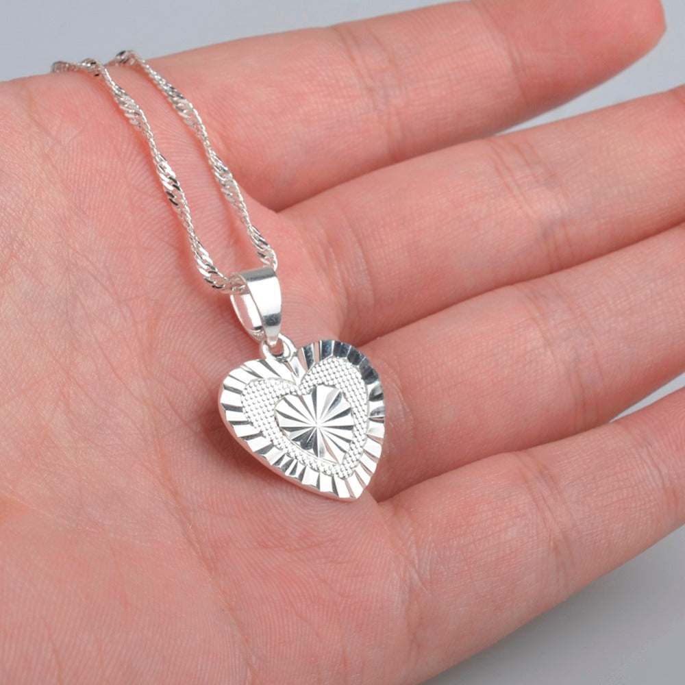 Anniyo-Heart-Pendant-and-Necklaces-Romantic-Jewelry-Silver-Color-for-Womens-Wedding-gift-Girlfriend-Wife-Gifts
