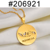 Anniyo Indonesia Map Pendant Neckalces and Sumatra,Sulawesi,Java,West Papua,Kalimantan Island Jewelry #174721