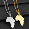 Anniyo Small Size Africa Map With Country Flag Pendant Chain Necklaces African Maps Jewelry for Women Girls #204021