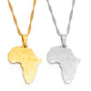 Anniyo Small Size Africa Map With Country Flag Pendant Chain Necklaces African Maps Jewelry for Women Girls #204021