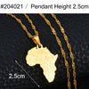 Anniyo Small Size Africa Map With Country Flag Pendant Chain Necklaces African Maps Jewelry for Women Girls #204021
