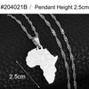 Anniyo Small Size Africa Map With Country Flag Pendant Chain Necklaces African Maps Jewelry for Women Girls #204021