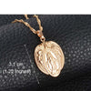 Anniyo Virgin Mary Necklaces for Women Girls Rose Gold Catholic Church Jewelry Catholic Ornaments #013304