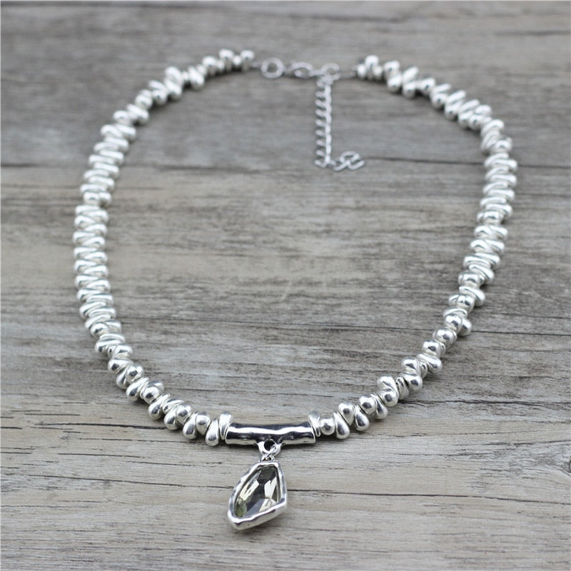 Anslow 2021  Vintage Jewelry Design Short Women Statement Necklace Christmas Party Gift LOW0040AN