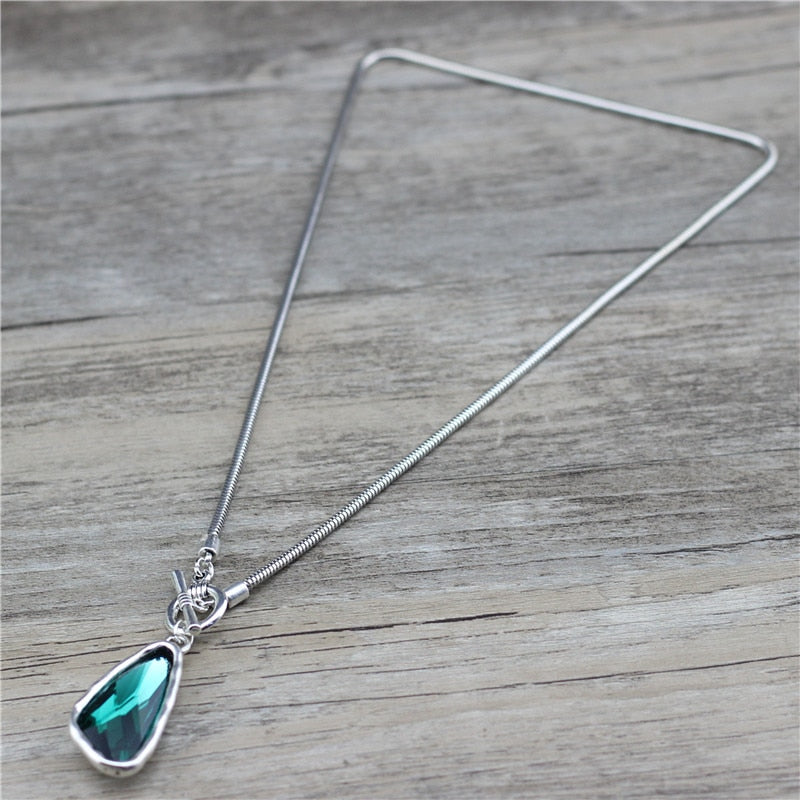 Anslow 2021  Snake Chain Short Choker Necklace For Women Female Sweater Shirt Accessory Christmas Gift LOW0045AN