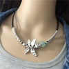 Anslow Brand Creative Design  Charms Choker Dragonfly Statement Necklace For Women Female Mothers' Day Gift LOW0020AN