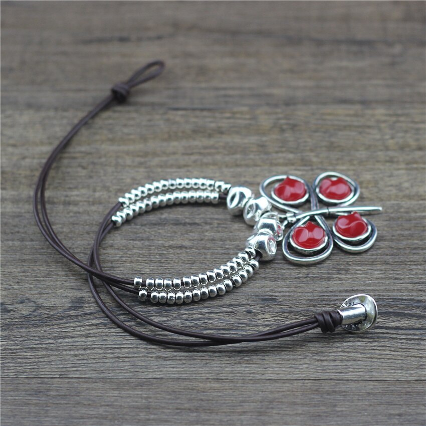 Anslow Jewelry Handmade DIY Beads Colorful Butterfly Choker Short Necklace For Female Lady  Christmas Gift LOW0118AN