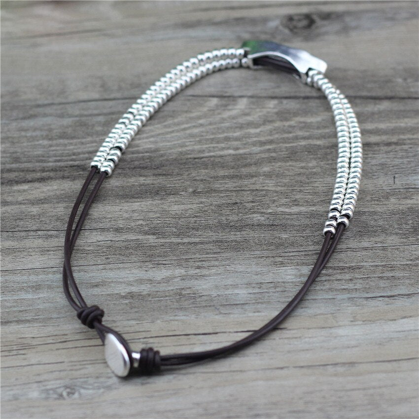 Anslow Jewelry Trendy Vintage Design Beads Statement Necklace For Female Women Party Friend Elegant Lady LOW0108AN