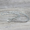 Anslow Jewelry  Brand Round Chain Short Necklace For Women Female Creative Design Handmade DIY Gift  LOW0027AN