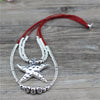 Anslow Women's Leather Large Starfish Pendant Necklaces Neck Chokers Jewelry Handamde Beads Charms Accessory LOW0109AN