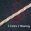 Anthentic 18k Gold Waving Bracelets Women Female Bangle -jewelry Party Unisex New 2020 Trendy Good Like Real Hot Sale AU750 good