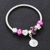 Antique Original Heart-Shaped buena suehe Charm Bracelets For Women Glass Beads Brand Bracelet & Bangle DIY Jewelry Gifts
