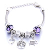 Antique Original Heart-Shaped buena suehe Charm Bracelets For Women Glass Beads Brand Bracelet & Bangle DIY Jewelry Gifts