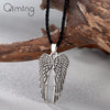 Antique Angel Wings Necklace Women Angel Wings Pendant Guardian Angel Charm Gifts Wing Necklace Jewelry