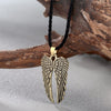 Antique Angel Wings Necklace Women Angel Wings Pendant Guardian Angel Charm Gifts Wing Necklace Jewelry