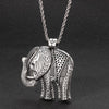 Antiquity Elephant India Pendant Necklace Vintage Auspicious Africa Animal Collar Jewelry For Man Women Collar Accessori