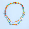 Aprilwell 2 Pcs Boho Beads Pearl Chain Choker Necklaces For Women Aesthetic Collar 2021 Trendy Clothing Jewelry Gift Girl Friend