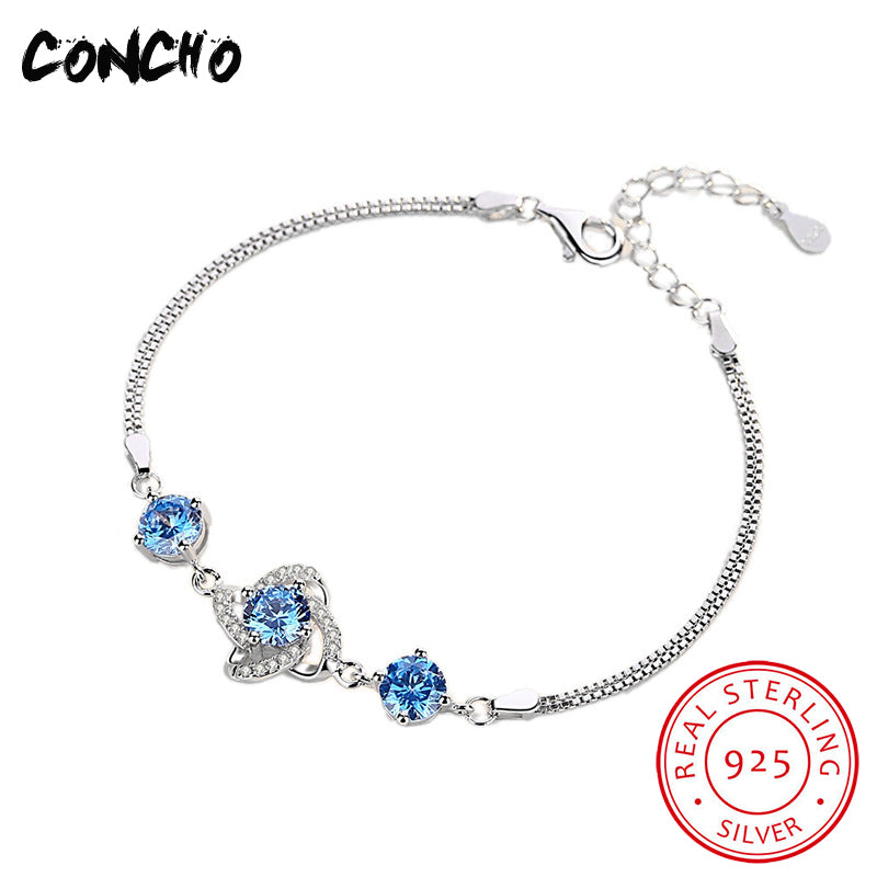 Armbanden Voor Vrouwen Promotion Limited Id Bracelets Trendy Plant Women Bracelet Kehribar Jewelry 925 Sterling Flower