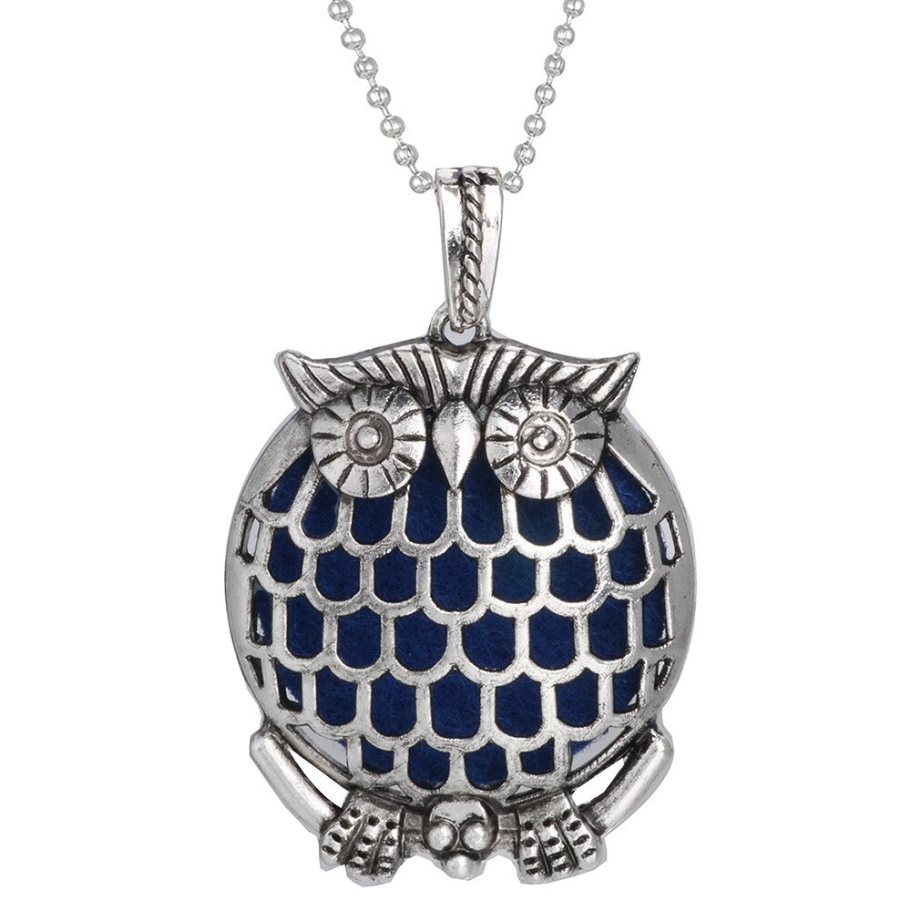 Aromatherapy Necklace Tree of Life Diffuser Jewelry Vintage Open Locket Pendant Essential Oil Perfume Aroma Diffuser Necklace