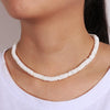 Artilady natural puka shell choker necklace women simulated pearl cowrie necklaces for women beach jewelry gift