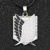 Ataque en collar de titanio alas de la libertad Eren Scout legión de guardia de la policía militar aprendiz escuadrón colgante Anime de la joyería