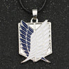 Ataque en collar de titanio alas de la libertad Eren Scout legión de guardia de la policía militar aprendiz escuadrón colgante Anime de la joyería