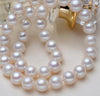 9-10MM Natural Pearls Maxi Statement Necklace +Bracelet+Earring Jewelry for Women Collier Colar NFP003