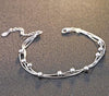 Brand 7Styles Stars Ball Cube Real 925 Silver Chain & Link Bracelets for Women Fine Sterling-Silver-Jewelry SSB002-1