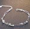 Brand 7Styles Stars Ball Cube Real 925 Silver Chain & Link Bracelets for Women Fine Sterling-Silver-Jewelry SSB002-1