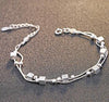 Brand 7Styles Stars Ball Cube Real 925 Silver Chain & Link Bracelets for Women Fine Sterling-Silver-Jewelry SSB002-1