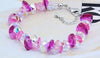 Natural Austrian Crystal Candy Color Bracelets for Women Sterling-Silver-Jewelry Heart of Ocean Bracelet BSW502