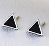 Stars Round Square Real 925 Sterling Silver Stud Earrings for Women Sterling-Silver-Jewelry Fashion Earrings SSE006