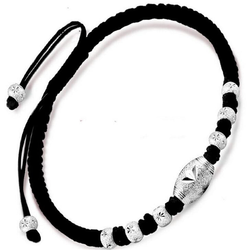 Trendy Classic 990 Sterling Silver Bracelets for Women Natural Sterling Silver Fine Jewelry for Lovers SBG009