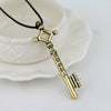 Attack On Titan Eren Key Necklace Vintage Metal Entering The Giant Logo Cosplay Jewelry Toy Costumer Gift Ornaments