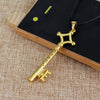 Attack On Titan Eren Key Necklace Vintage Metal Entering The Giant Logo Cosplay Jewelry Toy Costumer Gift Ornaments