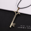 Attack On Titan Necklace Eren Key Shingeki No Kyojin Pendant Vintage Retro Anime Jewelry For Men Cosplay