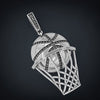 Austrian Rhinestone Inlaid Basketball Pendant Necklace Men's Necklace Watch Metal Hip Hop Jewelry Accessories Party Gift