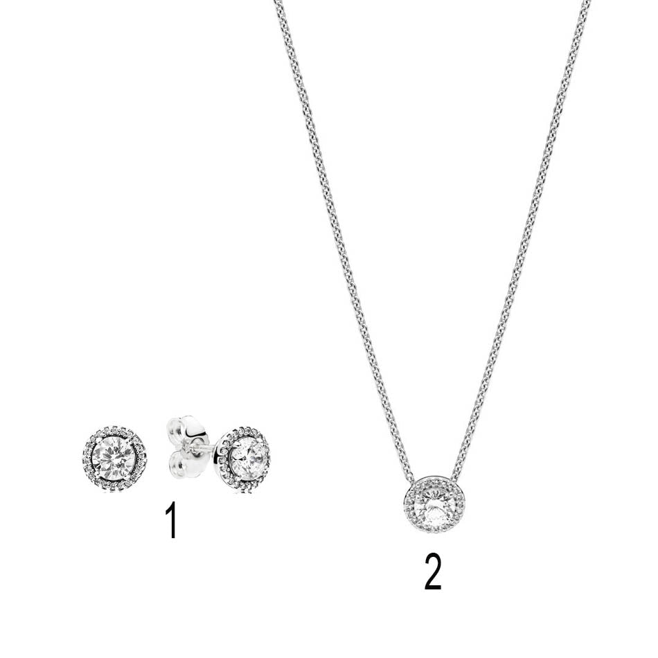 Authentic-925-Sterling-Silver-Classic-Elegance-Necklace-For-Women-Clear-CZ-Pave-Crystal-fit-Lady-Jewelry