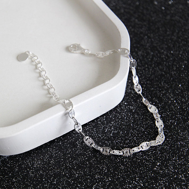 Authentic 925 Sterling Silver Jewelry Starry Sky Chain Bracelets for Women Nice Gifts