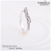 Authentic 925 Sterling Silver Ring Sparkling Bow Clear CZ Rings For Women Engagement Wedding Gift Europe Jewelry #6-9