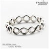 Authentic 925 Sterling Silver Rings Infinite Shine Ring for Women Girl Gift Wedding Jewelry Sterling-Silver-Jewelry #52-58