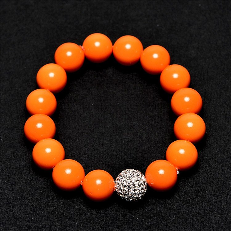 Authentic luxury zircon Bezhu shell pearl bracelet bride light chain without pendant jewelry fashion creative custom gift